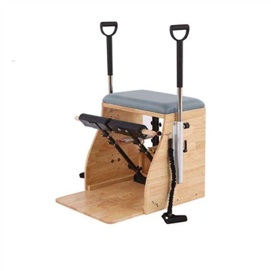 Silla pilates de madera de roble