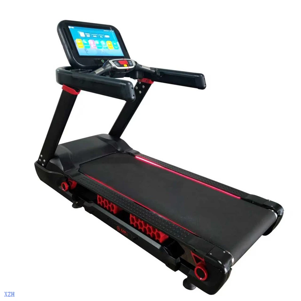 Cinta de correr cardiovascular comercial con pantalla táctil de TV